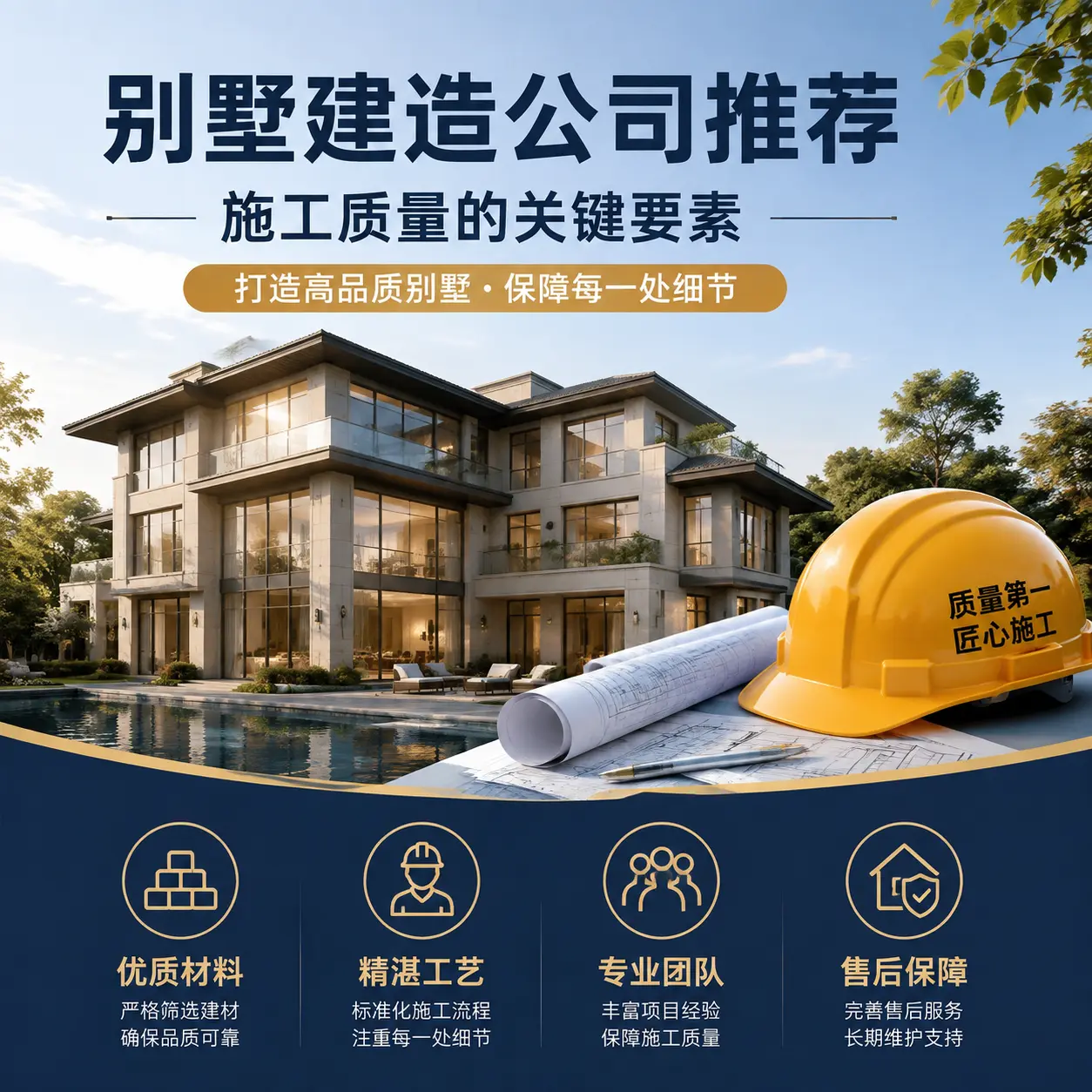 别墅建造公司推荐: 息烽 施工质量的关键要素