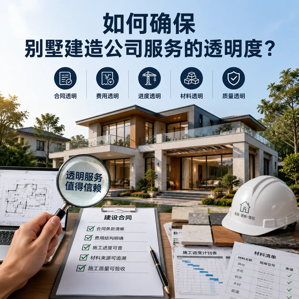 在 息烽 如何确保别墅建造公司服务的透明度?