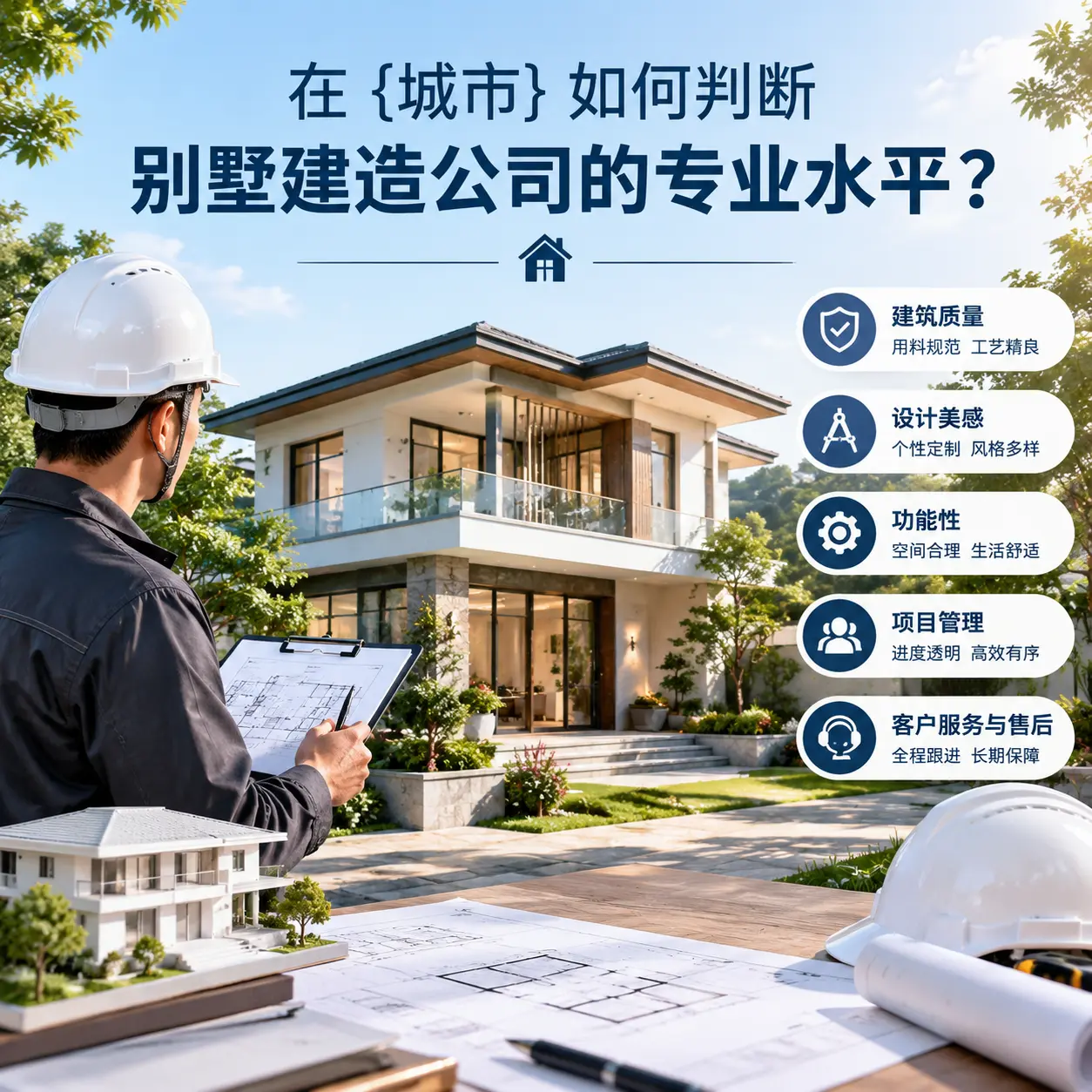 在 息烽 如何判断别墅建造公司的专业水平？