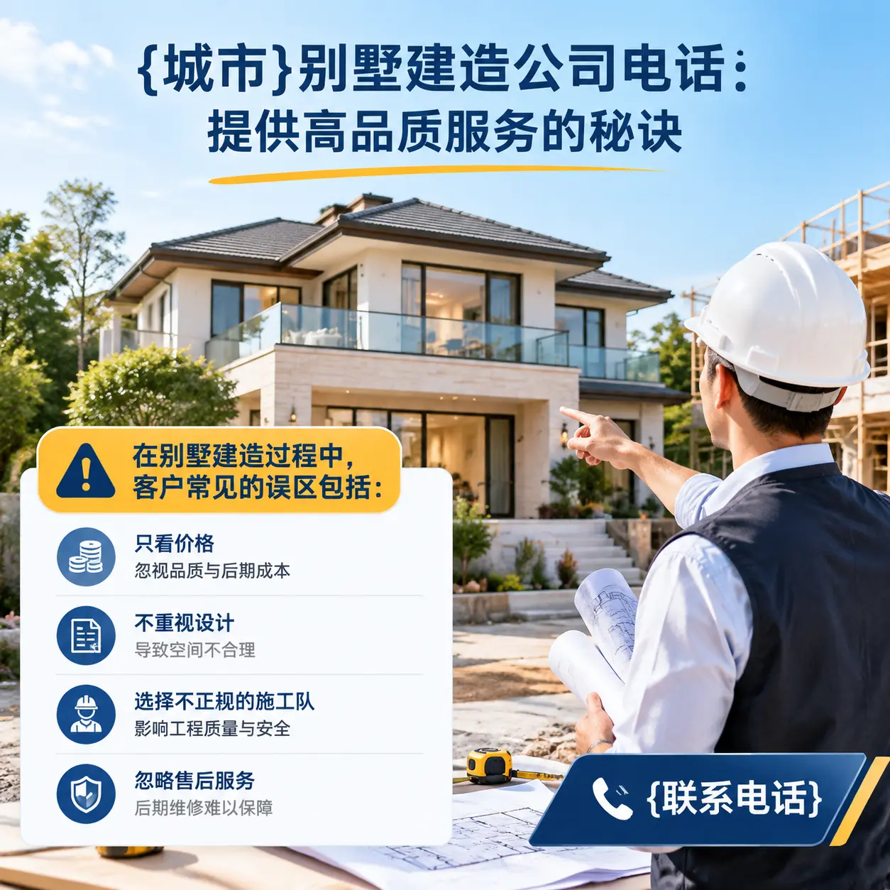 息烽别墅建造公司电话:提供高品质服务的秘诀