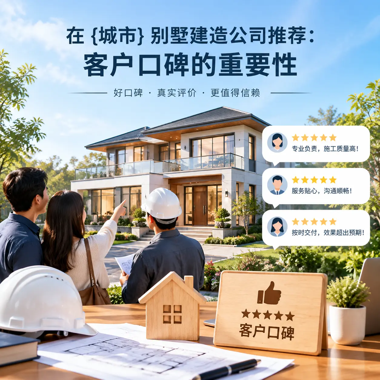 在 息烽 别墅建造公司推荐:客户口碑的重要性