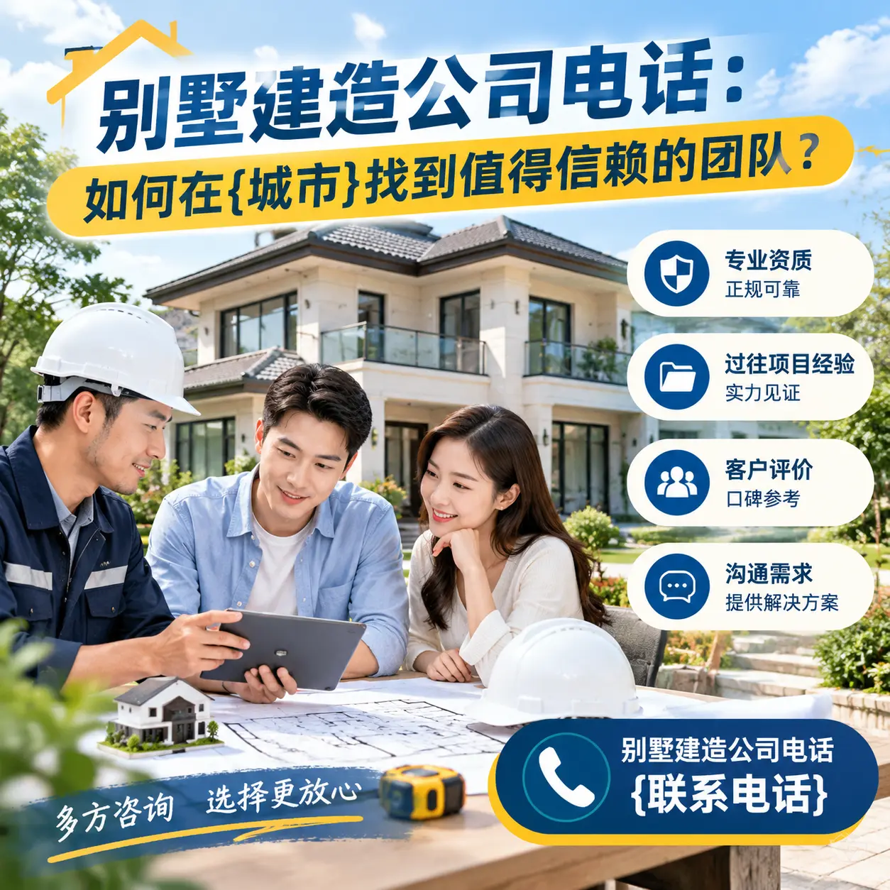 别墅建造公司电话:如何在息烽找到值得信赖的团队?
