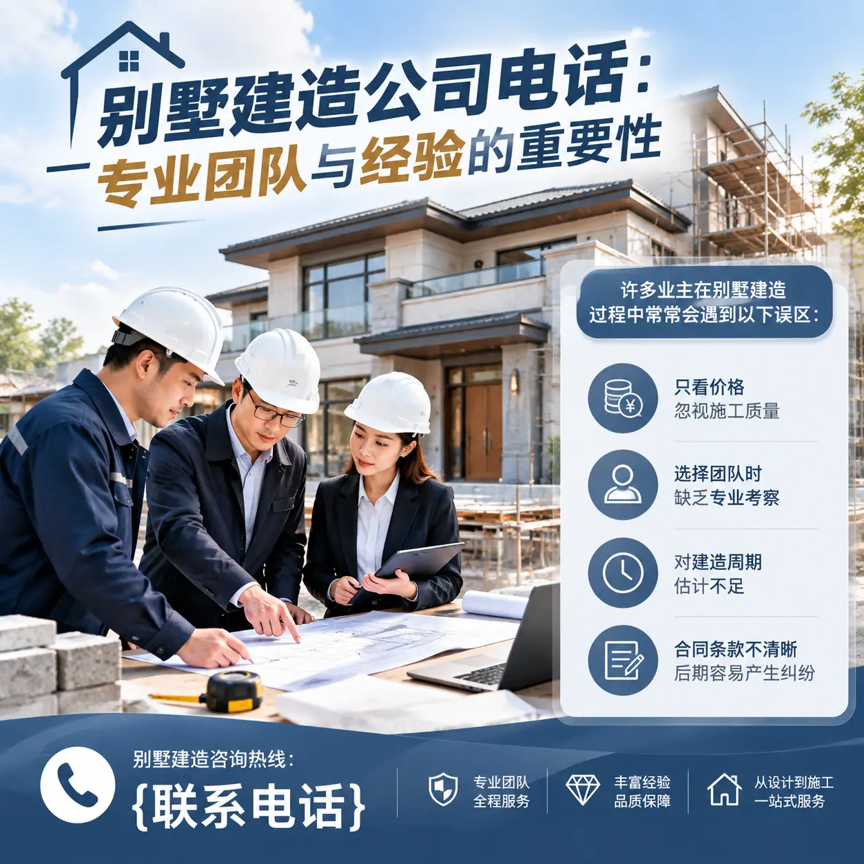 息烽别墅建造公司电话:专业团队与经验的重要性