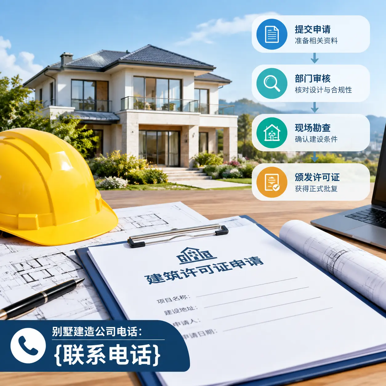 别墅建造公司电话：在息烽建造前的准备工作