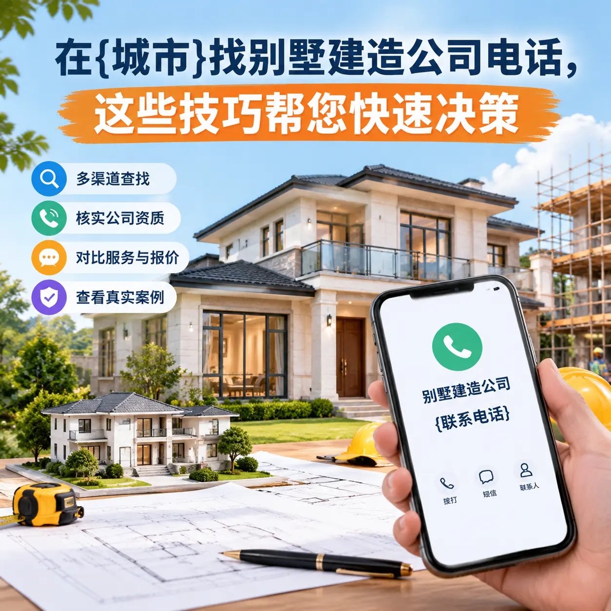 在息烽找别墅建造公司电话，这些技巧帮您快速决策