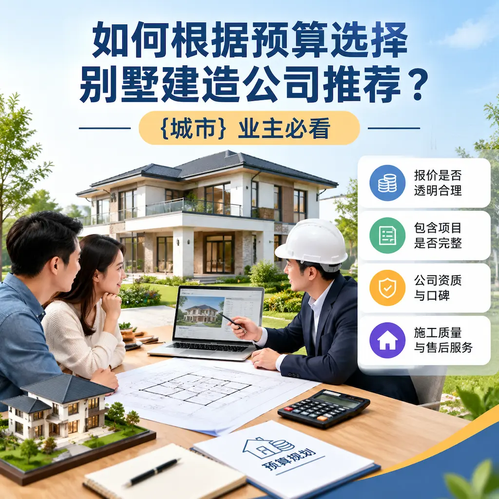 如何根据预算选择别墅建造公司推荐? 息烽 业主必看