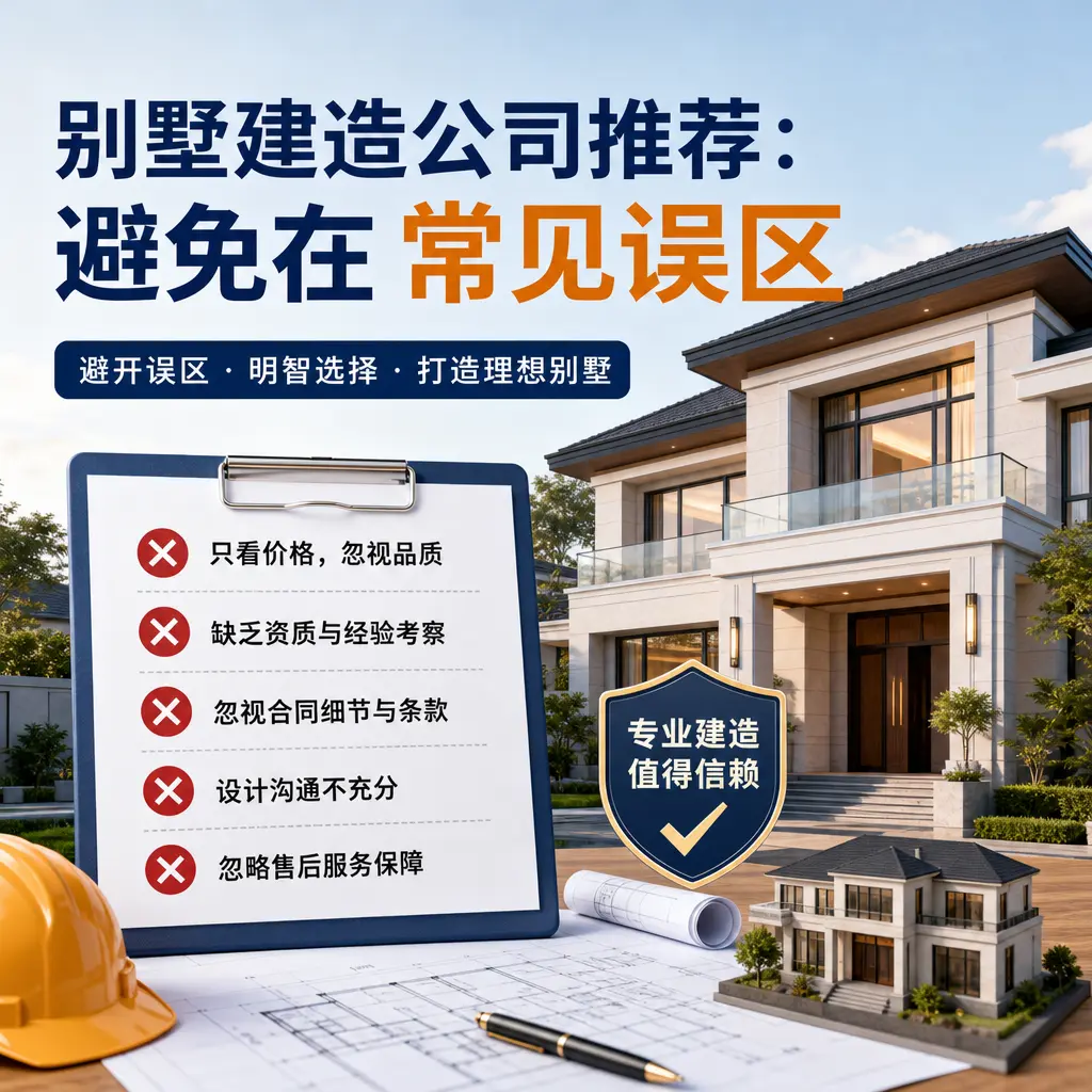 别墅建造公司推荐:避免在 息烽 的常见误区