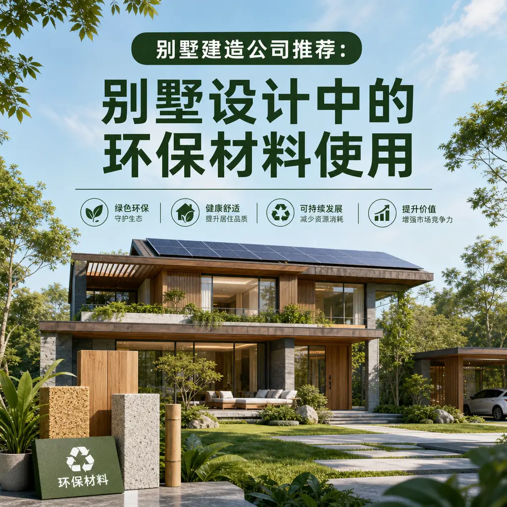 别墅建造公司推荐: 息烽 别墅设计中的环保材料使用